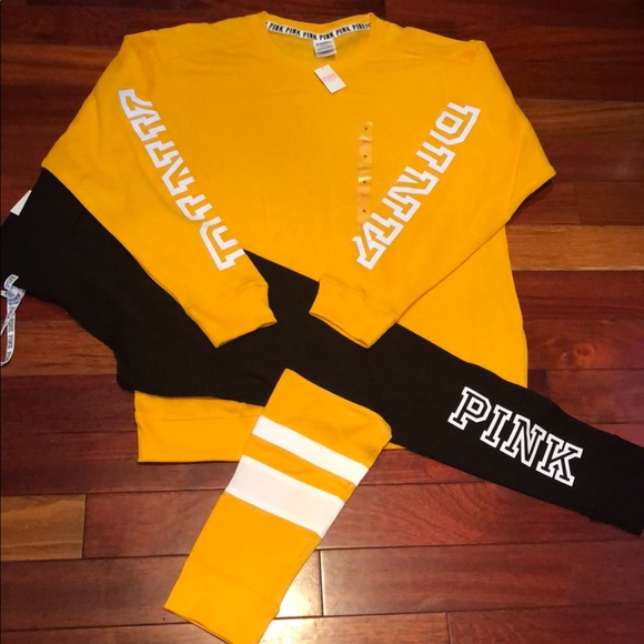 PINK Victoria's Secret Pants - NWT VS PINK GOLDEN GLOW SET